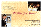 写真タイプ_結婚報告はがき WP-074