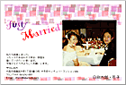 写真タイプ_結婚報告はがき WP-083